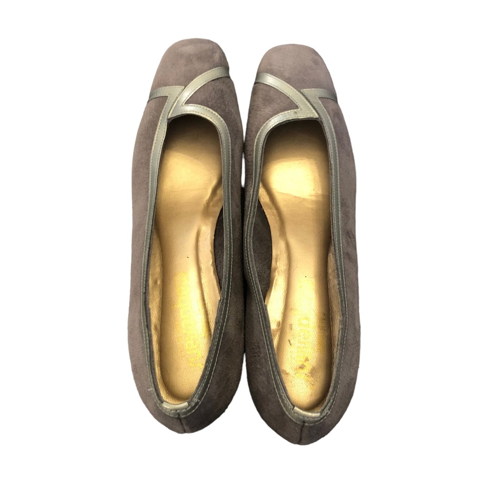 California Magdesians Silver Suede Flats size 10 1/2 - Picture 4 of 11